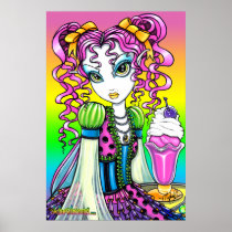 "Molly" Sherbet Ice Cream Rainbow Fairy Poster posters