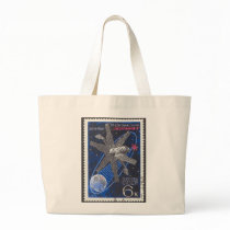 Molniya Communications Satellite bags by ussrspacestamps Molniya Communications Satellite bags