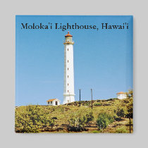 Moloka'i Lighthouse, Hawai'i Magnet magnets