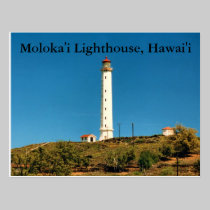 Moloka'i Lighthouse, Hawai'i Postcard postcards