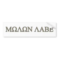 Molon Labe bumper stickers by bizarretees Molon Labe bumper stickers