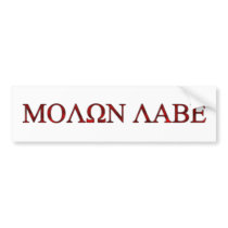 Molon Labe bumper stickers