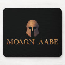 Molon Labe (Come and Get It) mousepads