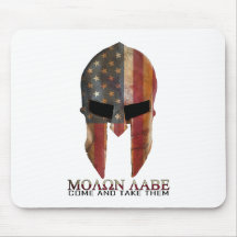 Molon Labe - Come and Take Them USA Spartan Mouse Pads