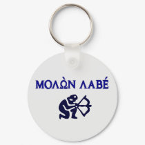 Molon Labe (Greek) keychains by cowboyannie Molon Labe (Greek) keychains