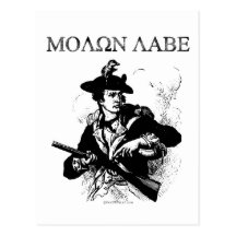 Molon Labe Minuteman Post Cards