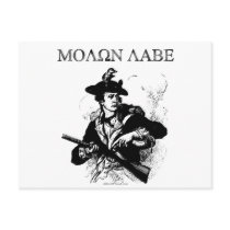 Molon Labe Minuteman postcards by bizarretees Molon Labe Minuteman postcards