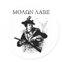 Molon Labe Minuteman stickers