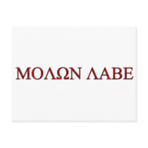 Molon Labe postcards by bizarretees Molon Labe postcards