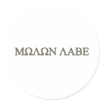 Molon Labe stickers by bizarretees Molon Labe stickers