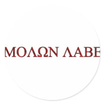 Molon Labe stickers by bizarretees Molon Labe stickers