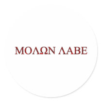 Molon Labe stickers by bizarretees Molon Labe stickers
