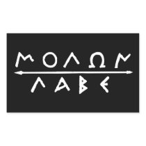 Molon Labe Sticker Set stickers