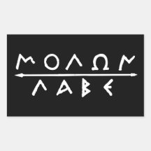 Molon Labe Sticker Set