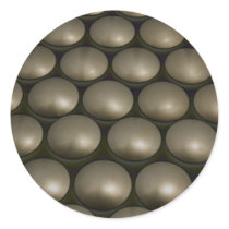 molten blobs round sticker