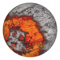 Molten Moon...Stickers by corrosivetees Molten Moon...Stickers