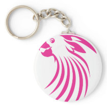 Moluccan Cockatoo Keychain