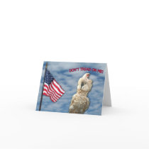 Moluccan Don't Tread On Me Small Note Card