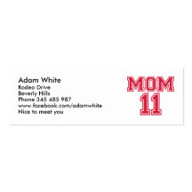 Mom 2011 business card templates