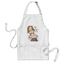 Mom and Apple Pie Apron