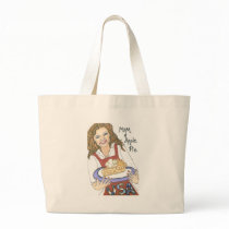 Mom and Apple Pie Canvas Bags