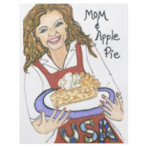 Mom and Apple Pie Flyer Design