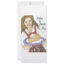 Mom and Apple Pie rack cards