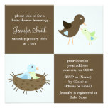 Mom and Baby Bird Shower Invitations
