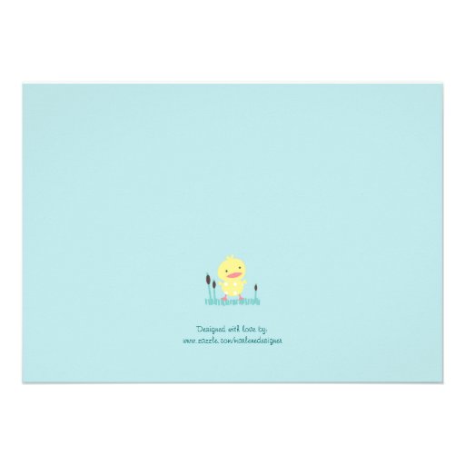 Mom and Baby Chick Custom Announcements