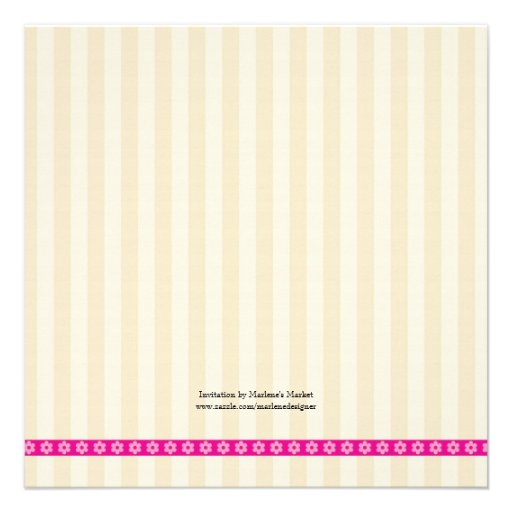 Mom and Baby Elephant Baby Girl Shower Invitation