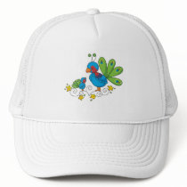 Mom and Baby Peacock hats by Peacock_Cards Mom and Baby Peacock hats