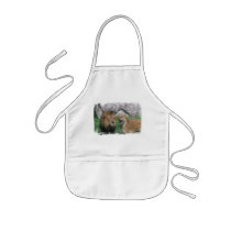 Mom and Dad Lion Children's Apron