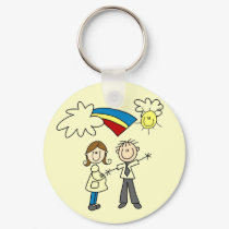 Mom and Dad to Be Tshirts and Gifts keychains