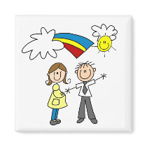 Mom and Dad to Be Tshirts and Gifts magnets by stick_figures Mom and Dad to Be Tshirts and Gifts magnets