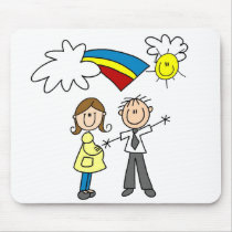 Mom and Dad to Be Tshirts and Gifts mousepads