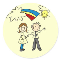 Mom and Dad to Be Tshirts and Gifts Sticker