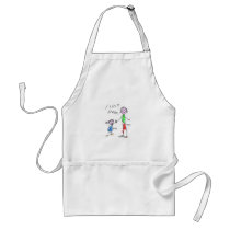 Mom and Me I Love Mom aprons