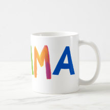 Mom art momma mommy mother fun colorful coffee mug