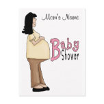 Mom baby girl - Customized Postcard