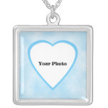 Mom Baby Photo Necklace -- Baby Boy