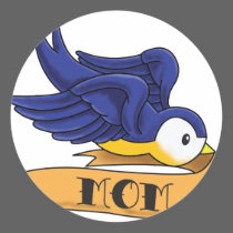 Mom Banner Swallow stickers