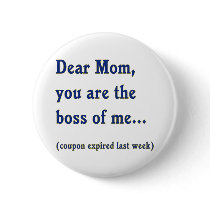 Mom Boss of Me Pins