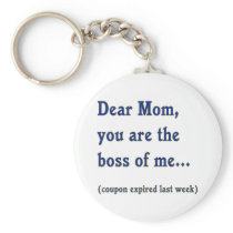 Mom Boss of Me Key Chain