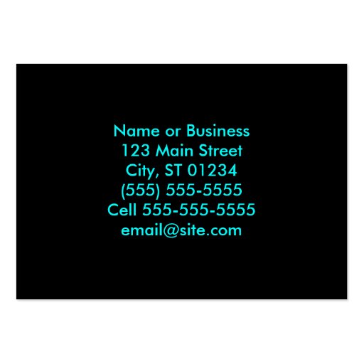 Mom Business Card (back side)