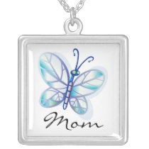 Mom Butterfly Mother's Day Necklace