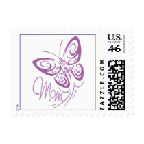 Mom Butterfly Postage Stamps