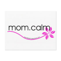 Mom.Calm Flower Power postcards