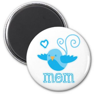 mom cute birdy magnet
