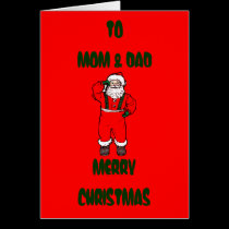 MOM & DAD CHRISTMAS CARDS cards