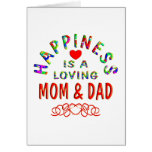 Mom & Dad Happiness Greeting Cards